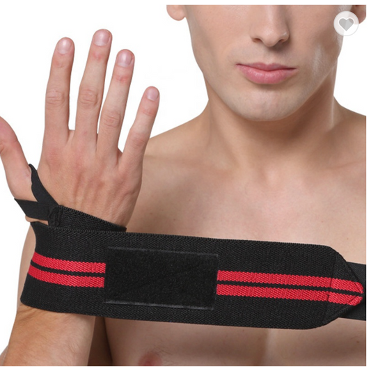 Wrist Wrap Support Braces for Men & Women - Red