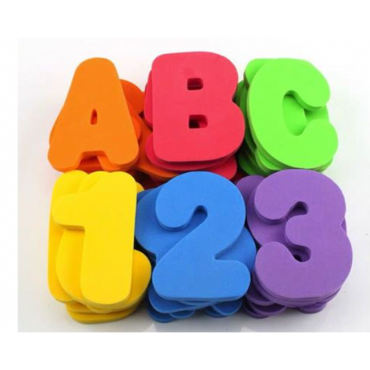 36 Pcs A-Z Letters And 0-9 Numbers