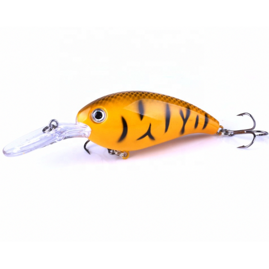 10cm Bass Fishing Lures, Orange, 14g