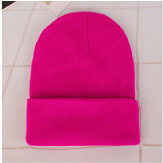 Unisex Beanie Hats - Pink