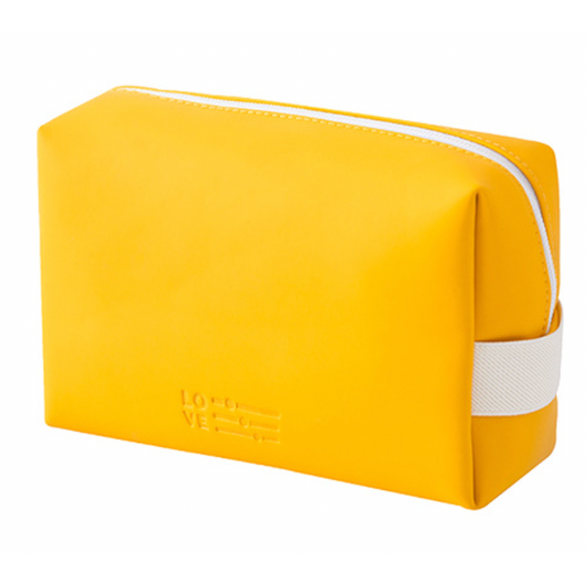 Makeup Cosmetic Bag Zipper Pouch - Yellow