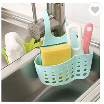 Kitchen Sink Sponge & Soap Holder - Light Green