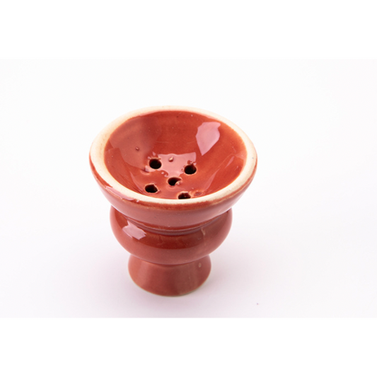 Ceramic Hookah Bowl - Dark Brown