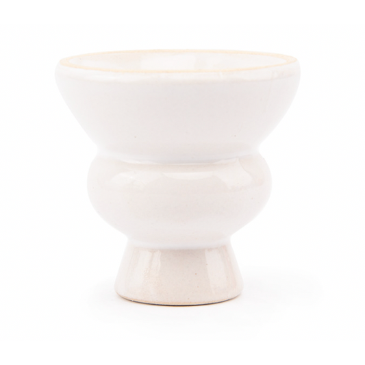 Ceramic Hookah Bowl - White