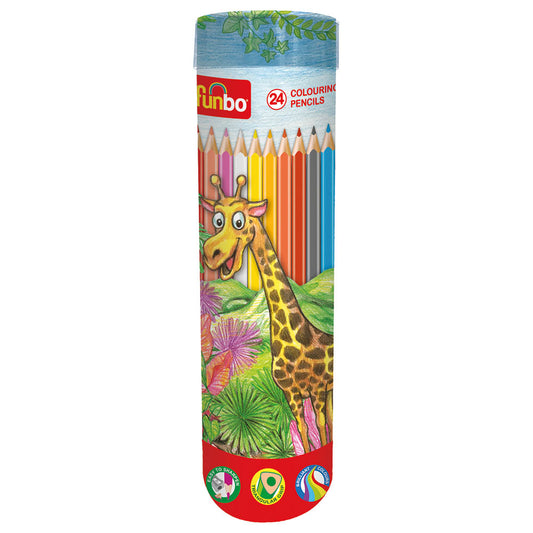 Funbo 24 Color Pencil Cylinder